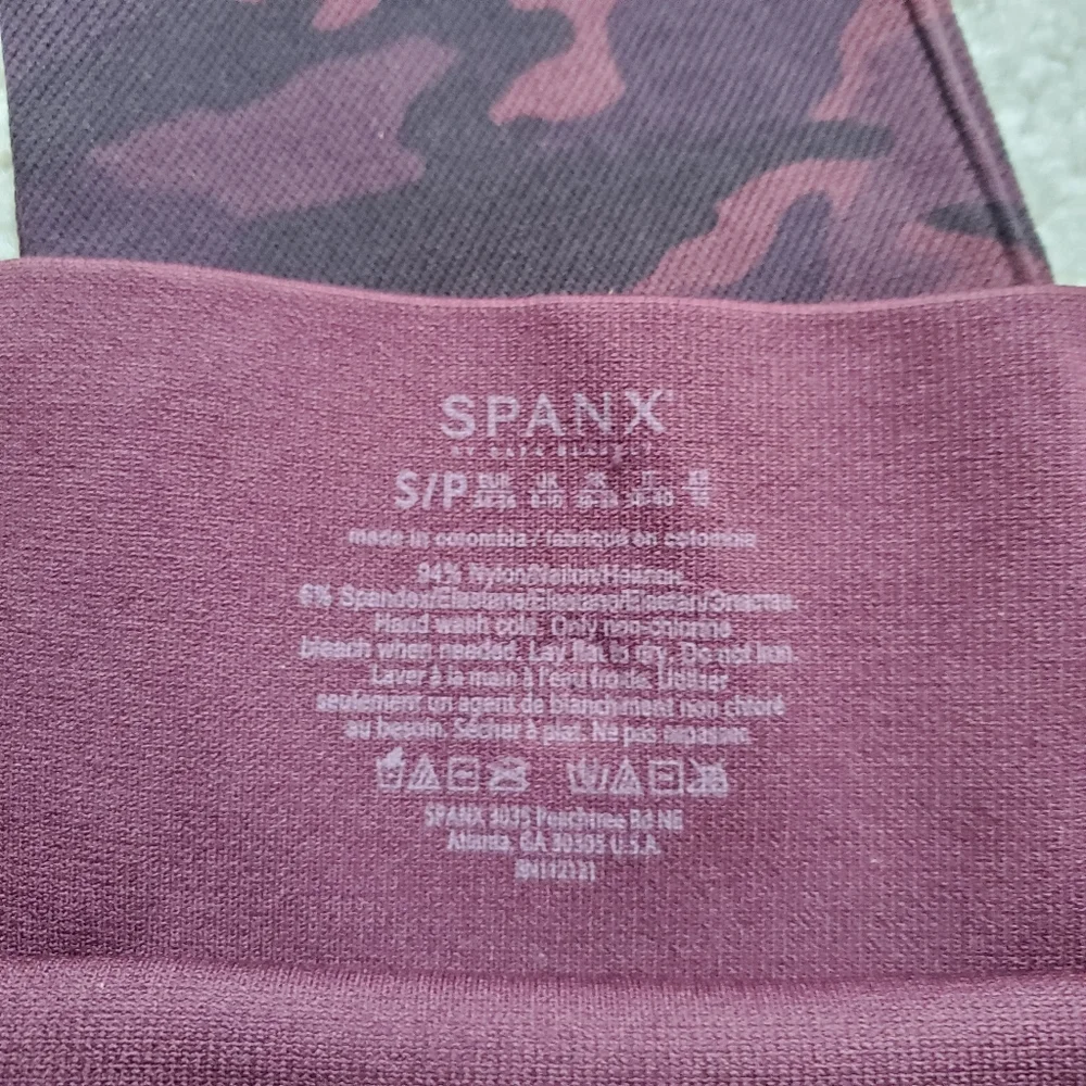 SPANX Camo Brandywine Leggings S